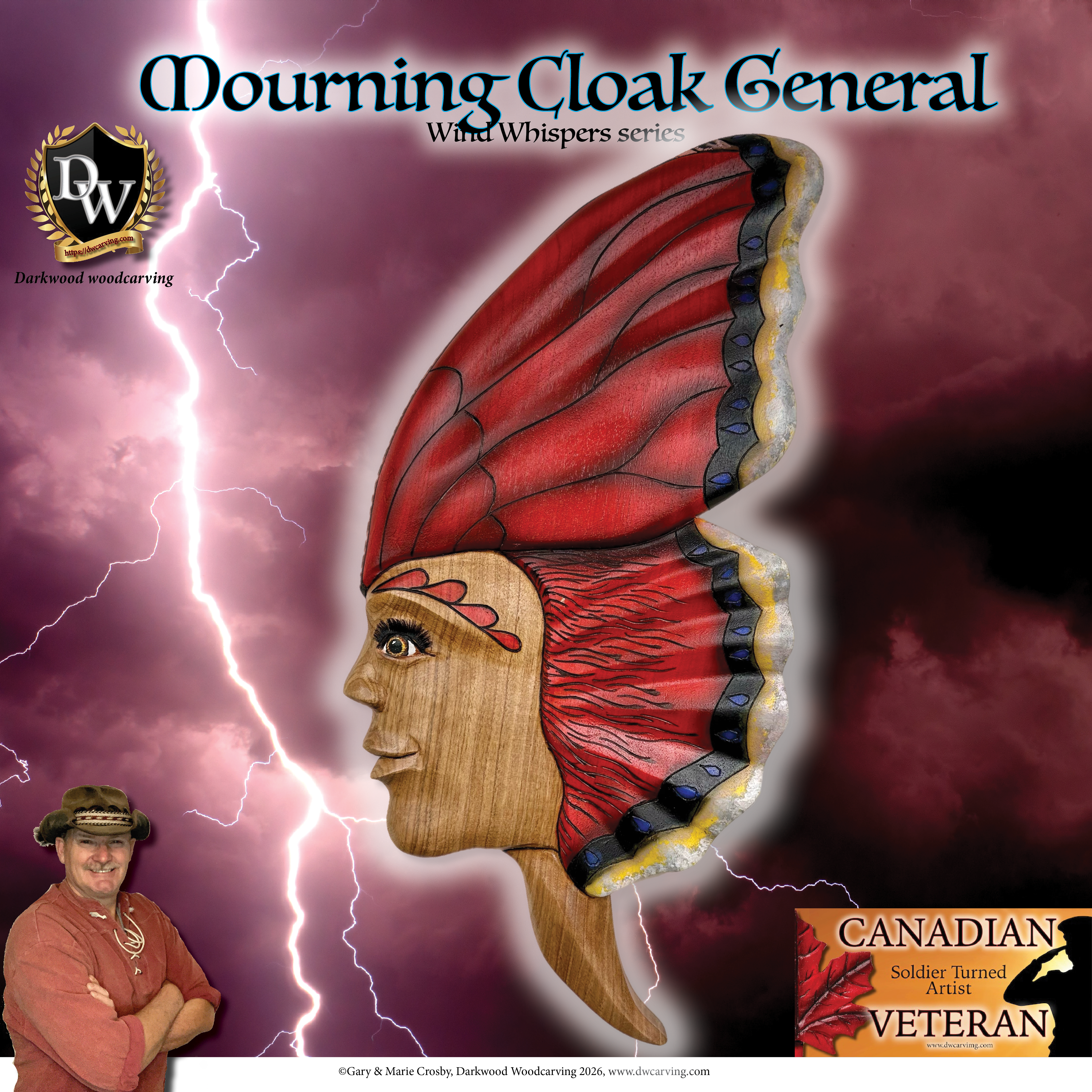 Wind Whisper Queen wall sculpture